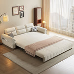 Stylish Sofa Collection: Beige & Light Gray with Dark Brown, Orange, Green, Blue Options in Cotton, Faux Leather, Latex & Coir hyt-1433