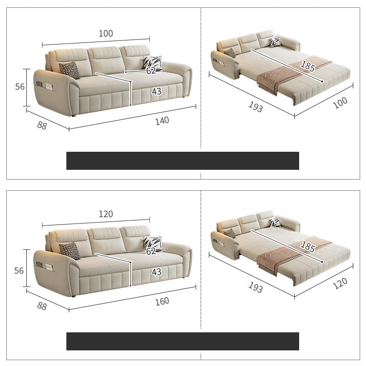 Stylish Sofa Collection: Beige & Light Gray with Dark Brown, Orange, Green, Blue Options in Cotton, Faux Leather, Latex & Coir hyt-1433