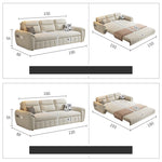 Stylish Sofa Collection: Beige & Light Gray with Dark Brown, Orange, Green, Blue Options in Cotton, Faux Leather, Latex & Coir hyt-1433