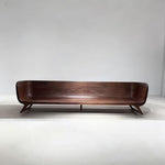 Black Walnut Solid Wood Sofa for Living Room, Modern Luxury Home Couch hz-0207-45