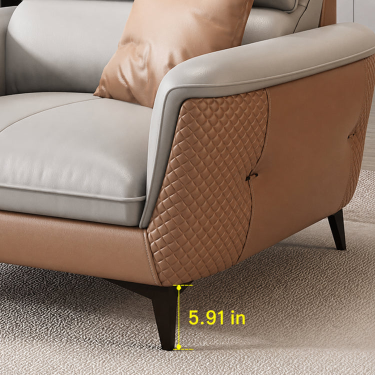 Modern Office Sofa, 2/3-Seat Faux Leather Couch Set, Simple Reception Sofa for Office Lounge hzh-1363