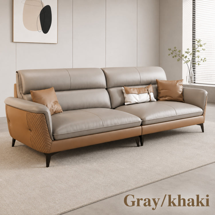 Modern Office Sofa, 2/3-Seat Faux Leather Couch Set, Simple Reception Sofa for Office Lounge hzh-1363