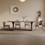 Elegant Ash Wood Dining Table with Unique Curved Design – Modern Home Furniture hzmzw-3149