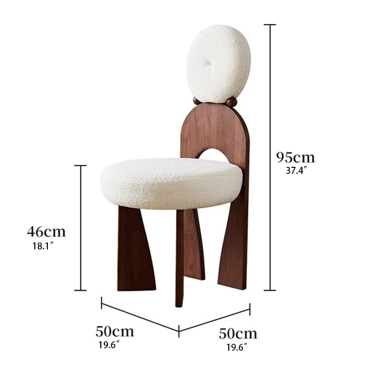 Modern Ash Wood Chair with Cashmere Upholstery - Chic and Stylish Accent Seating for Any Room hzmzw-3152