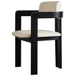 Stylish Ash Wood and Faux Leather Armchair for Modern Living Spaces hzmzw-3153