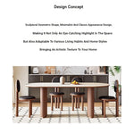 Modern Ash Wood Dining Chair with Faux Leather Seat - Stylish & Comfortable Design hzmzw-3155