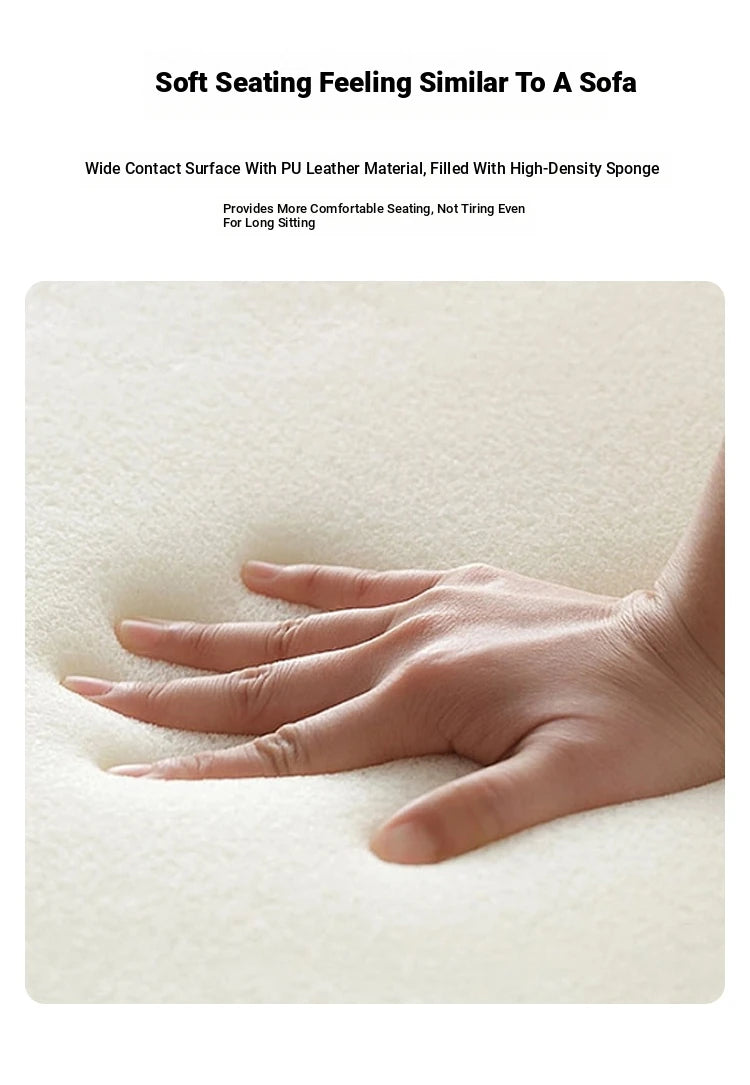 Modern Ash Wood Dining Chair with Faux Leather Seat - Stylish & Comfortable Design hzmzw-3155