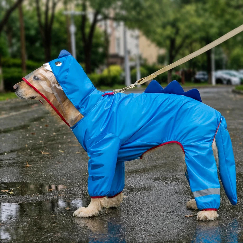 Full-Coverage Waterproof Raincoat for Dogs
