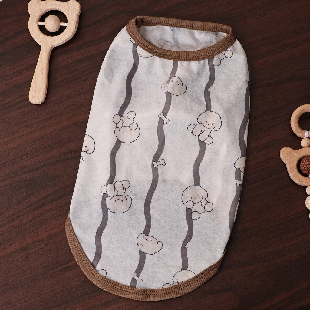 Lightweight Summer Pet Shirt for Small to Large Dogs and Cats