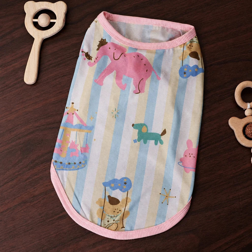 Lightweight Summer Pet Shirt for Small to Large Dogs and Cats