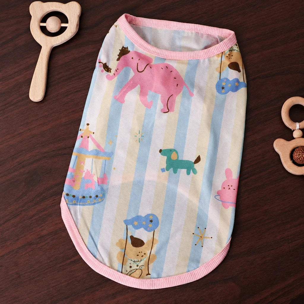 Lightweight Summer Pet Shirt for Small to Large Dogs and Cats