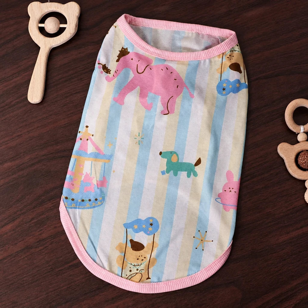 Lightweight Summer Pet Shirt for Small to Large Dogs and Cats