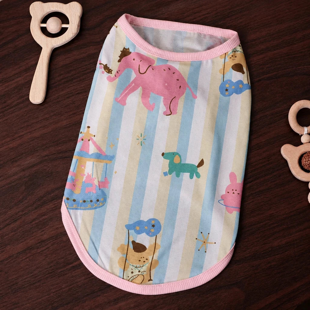 Lightweight Summer Pet Shirt for Small to Large Dogs and Cats