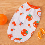 Pet Vest for Dogs and Cats – Cartoon Fruit Print Polyester Apparel