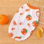 Pet Vest for Dogs and Cats – Cartoon Fruit Print Polyester Apparel