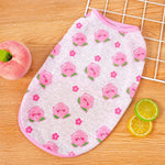 Pet Vest for Dogs and Cats – Cartoon Fruit Print Polyester Apparel