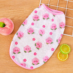 Pet Vest for Dogs and Cats – Cartoon Fruit Print Polyester Apparel