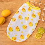 Pet Vest for Dogs and Cats – Cartoon Fruit Print Polyester Apparel