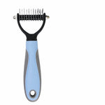 Pet Deshedding Rake and Detangling Comb for Dogs and Cats