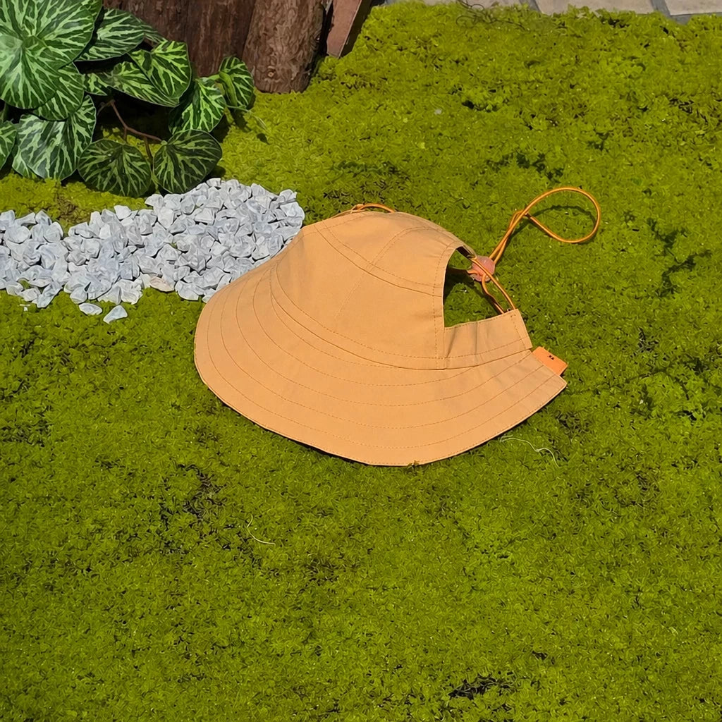 Adjustable Polyester Pet Bucket Hat for Dogs