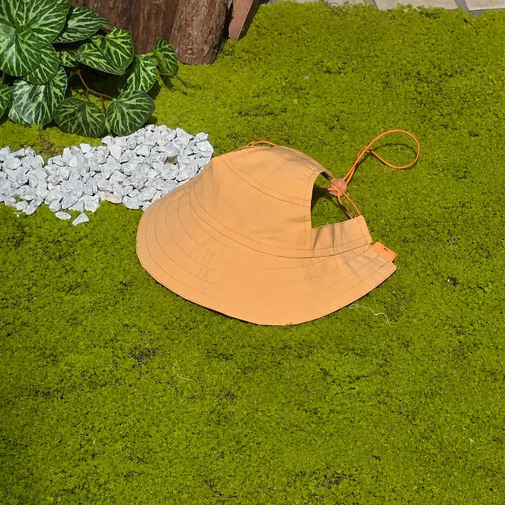 Adjustable Polyester Pet Bucket Hat for Dogs