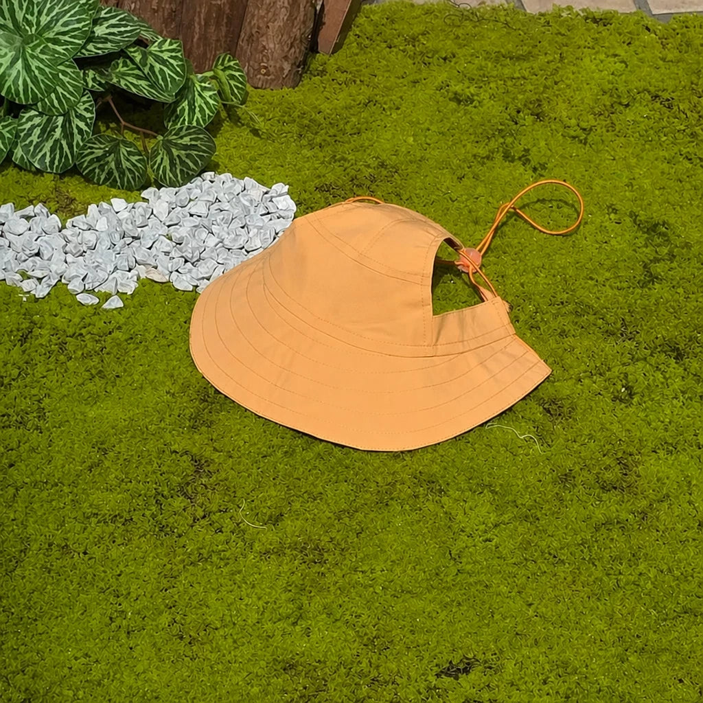 Adjustable Polyester Pet Bucket Hat for Dogs