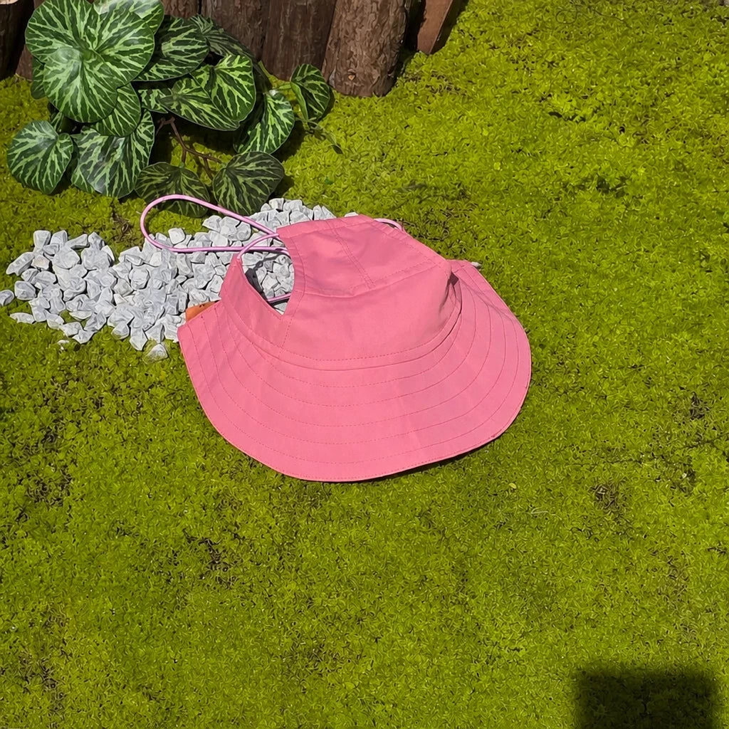 Adjustable Polyester Pet Bucket Hat for Dogs