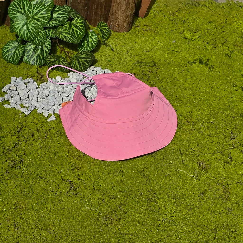 Adjustable Polyester Pet Bucket Hat for Dogs