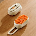 Rechargeable Pet Grooming Brush with Spray Function