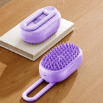 Rechargeable Pet Grooming Brush with Spray Function