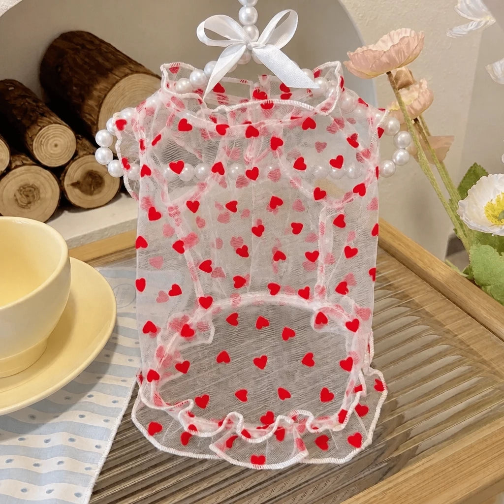 Daisy Mesh Pet Vest for Small Dogs and Cats