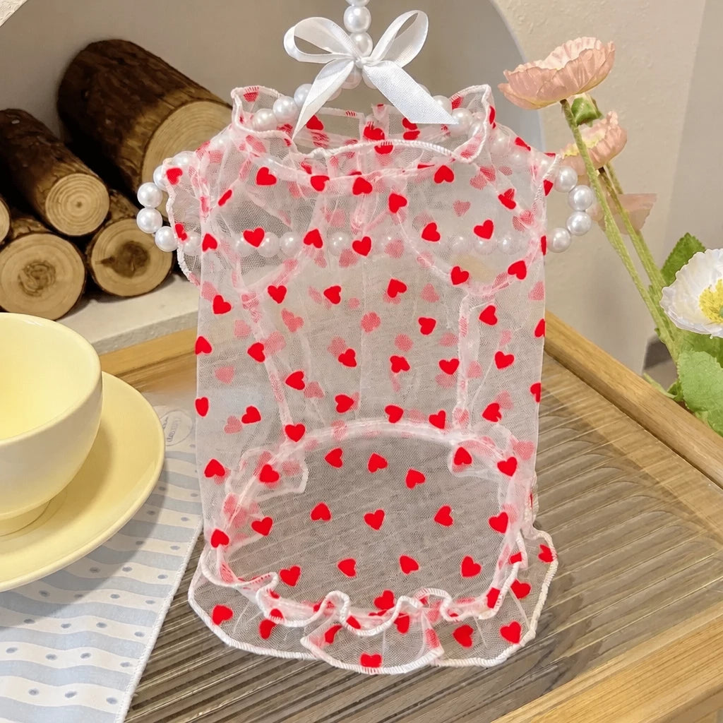 Daisy Mesh Pet Vest for Small Dogs and Cats