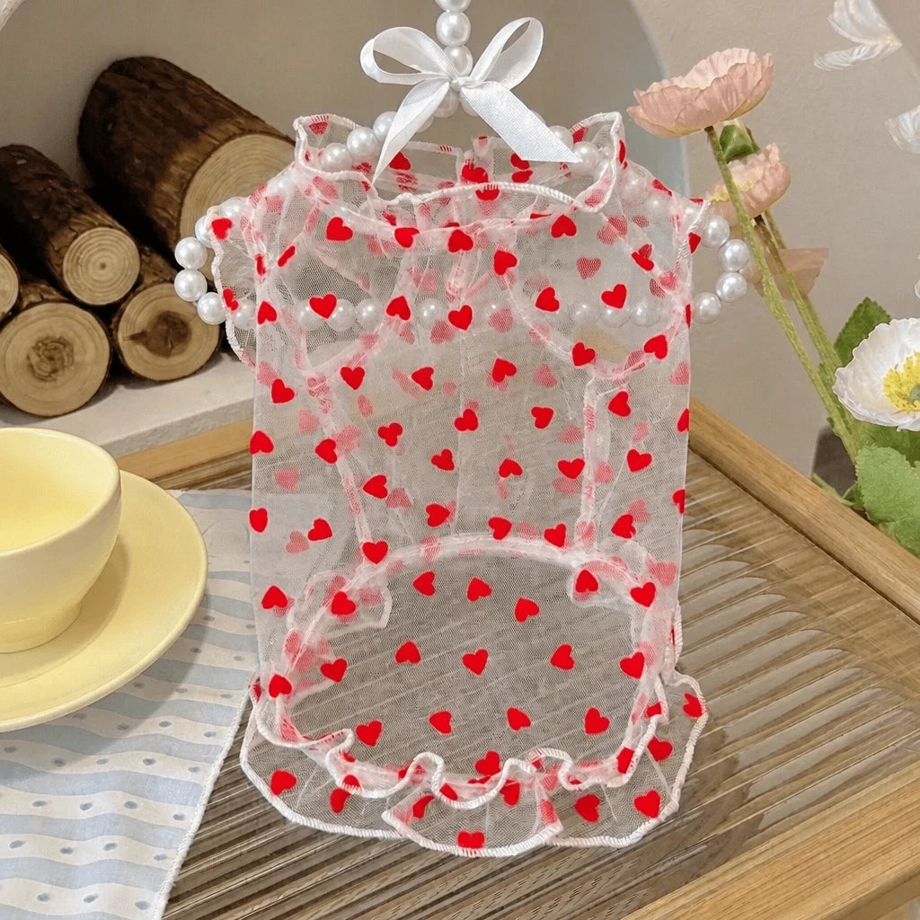 Daisy Mesh Pet Vest for Small Dogs and Cats