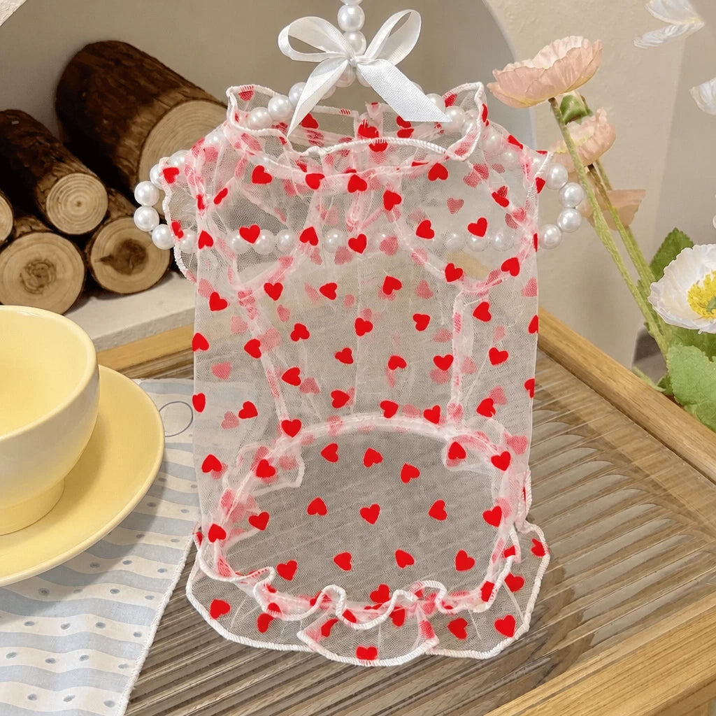 Daisy Mesh Pet Vest for Small Dogs and Cats