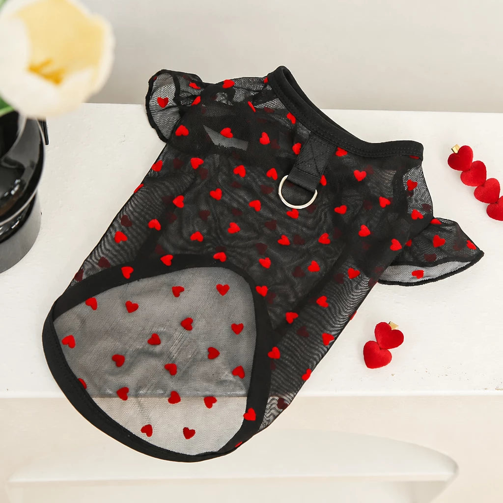 Lightweight Summer Mesh Pet Shirt for Dogs and Cats