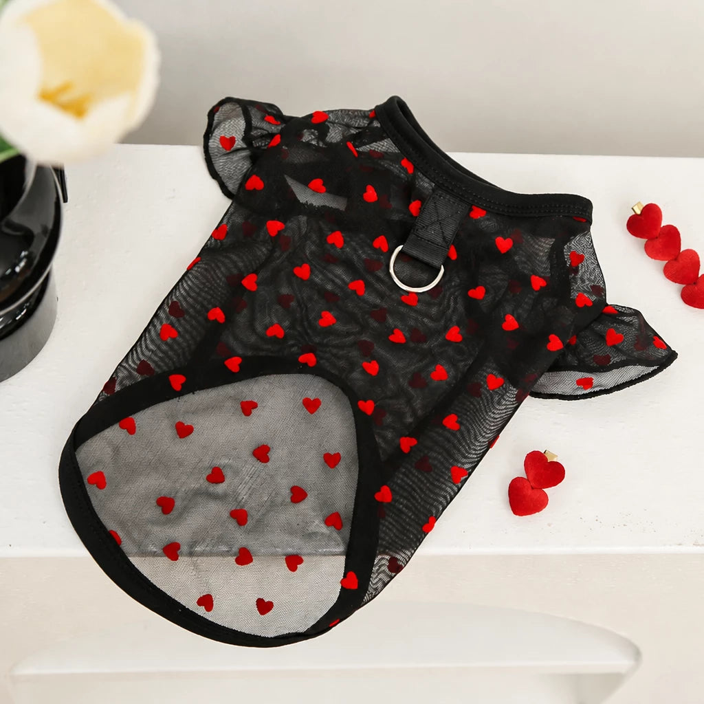 Lightweight Summer Mesh Pet Shirt for Dogs and Cats