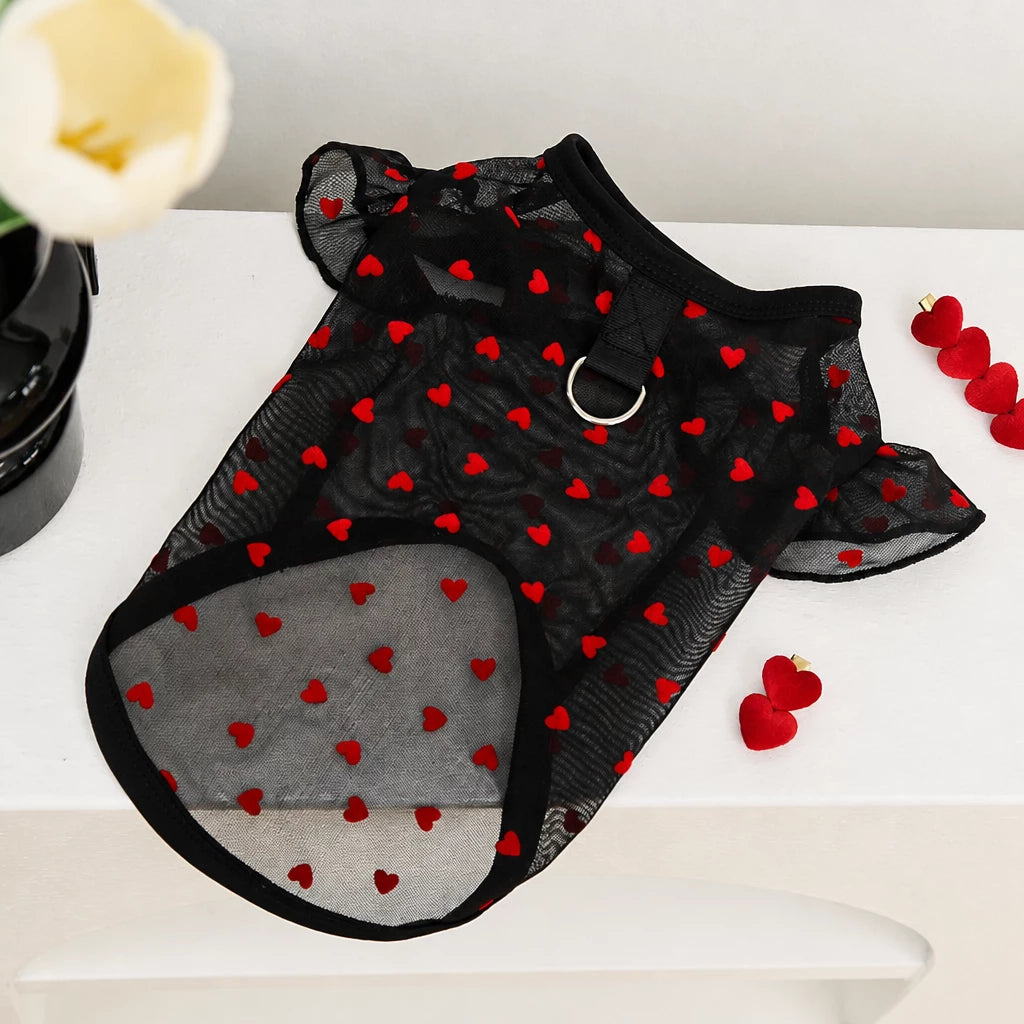 Lightweight Summer Mesh Pet Shirt for Dogs and Cats