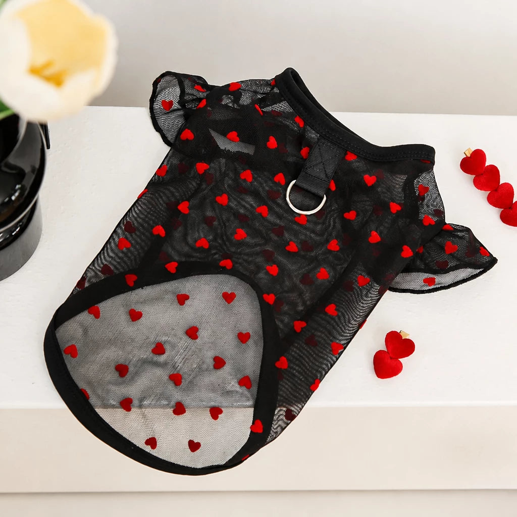 Lightweight Summer Mesh Pet Shirt for Dogs and Cats