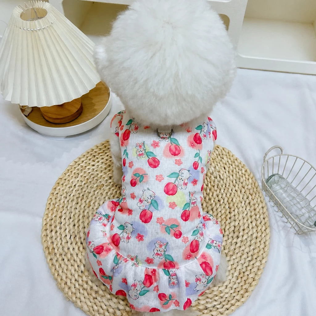 Mesh Pet Dress for Dogs and Cats