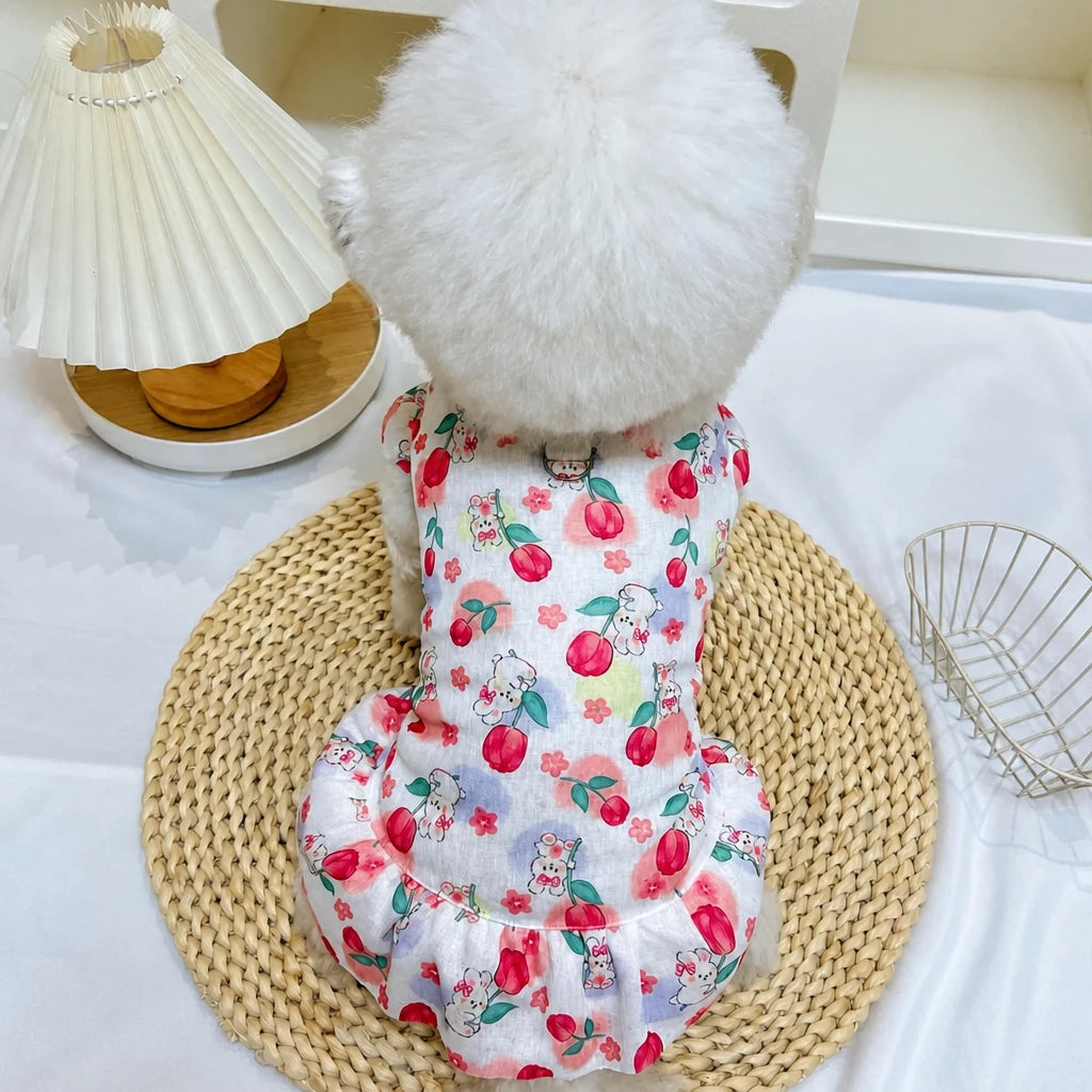 Mesh Pet Dress for Dogs and Cats