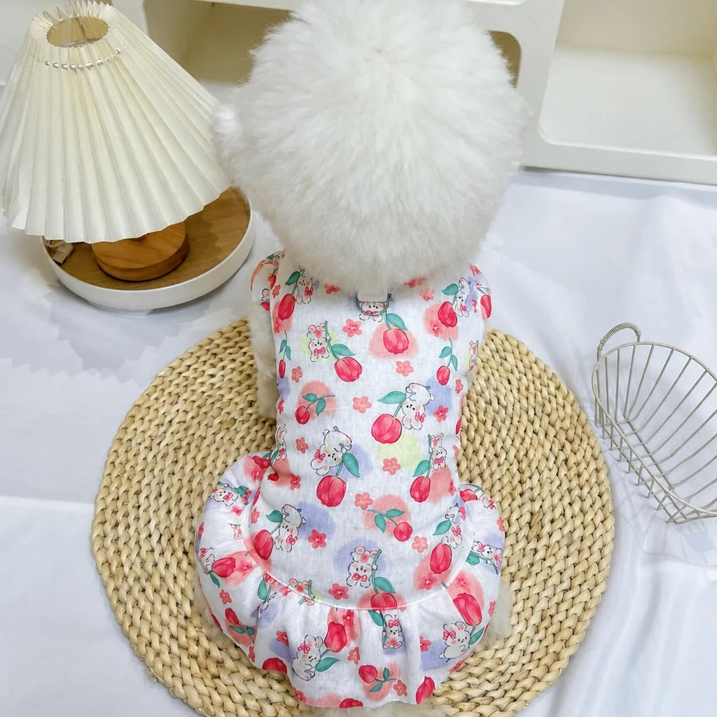 Mesh Pet Dress for Dogs and Cats