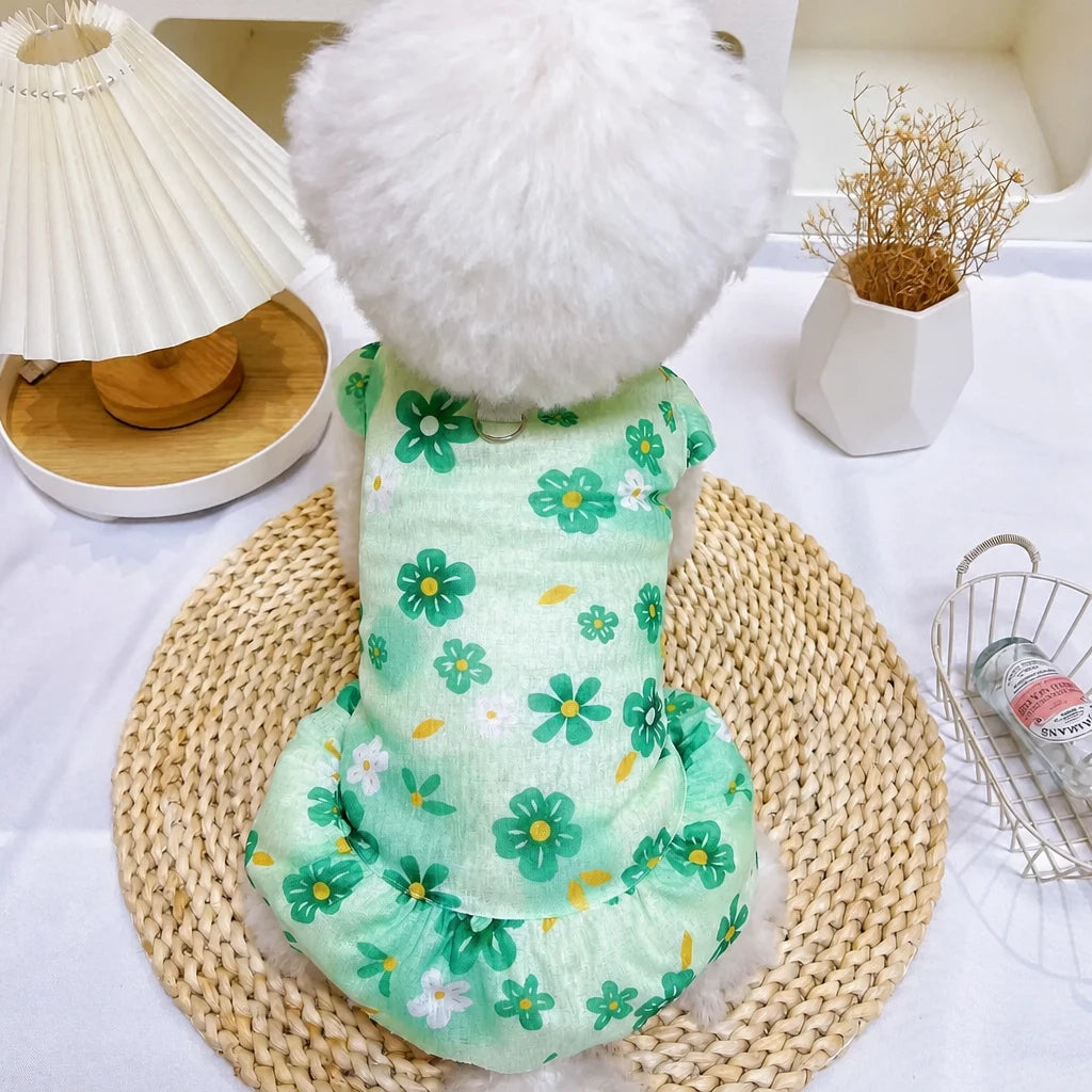 Mesh Pet Dress for Dogs and Cats