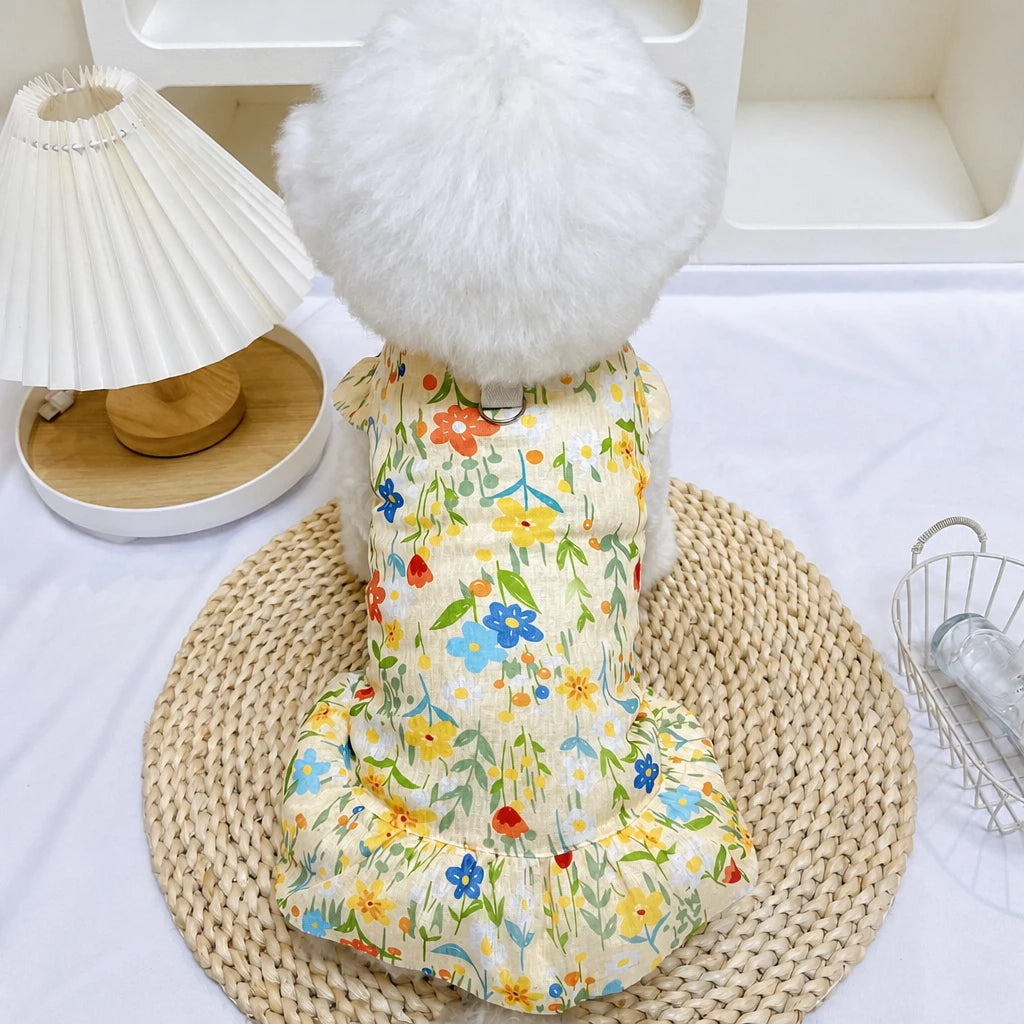 Mesh Pet Dress for Dogs and Cats