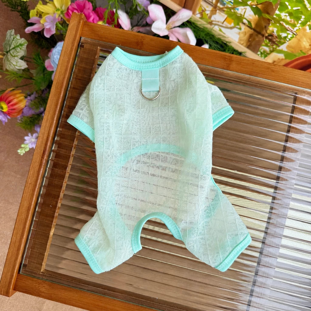 Lightweight Mesh Four-Leg Pet Outfit