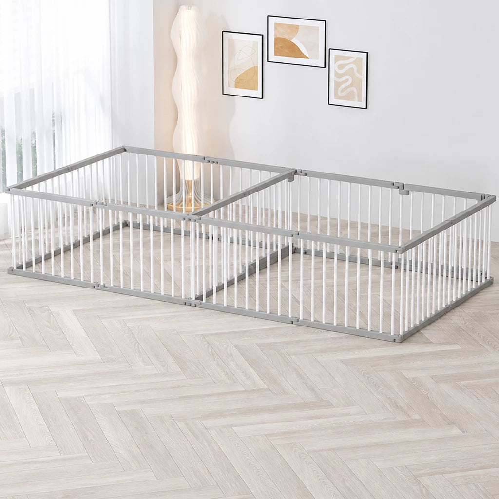 Indoor Dog Playpen with Double Doors, 23.6-Inch High