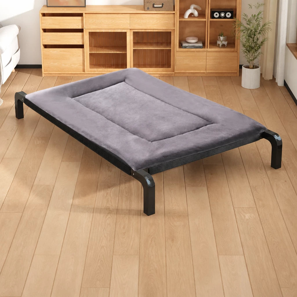 Elevated Mesh Dog Bed with Iron Frame