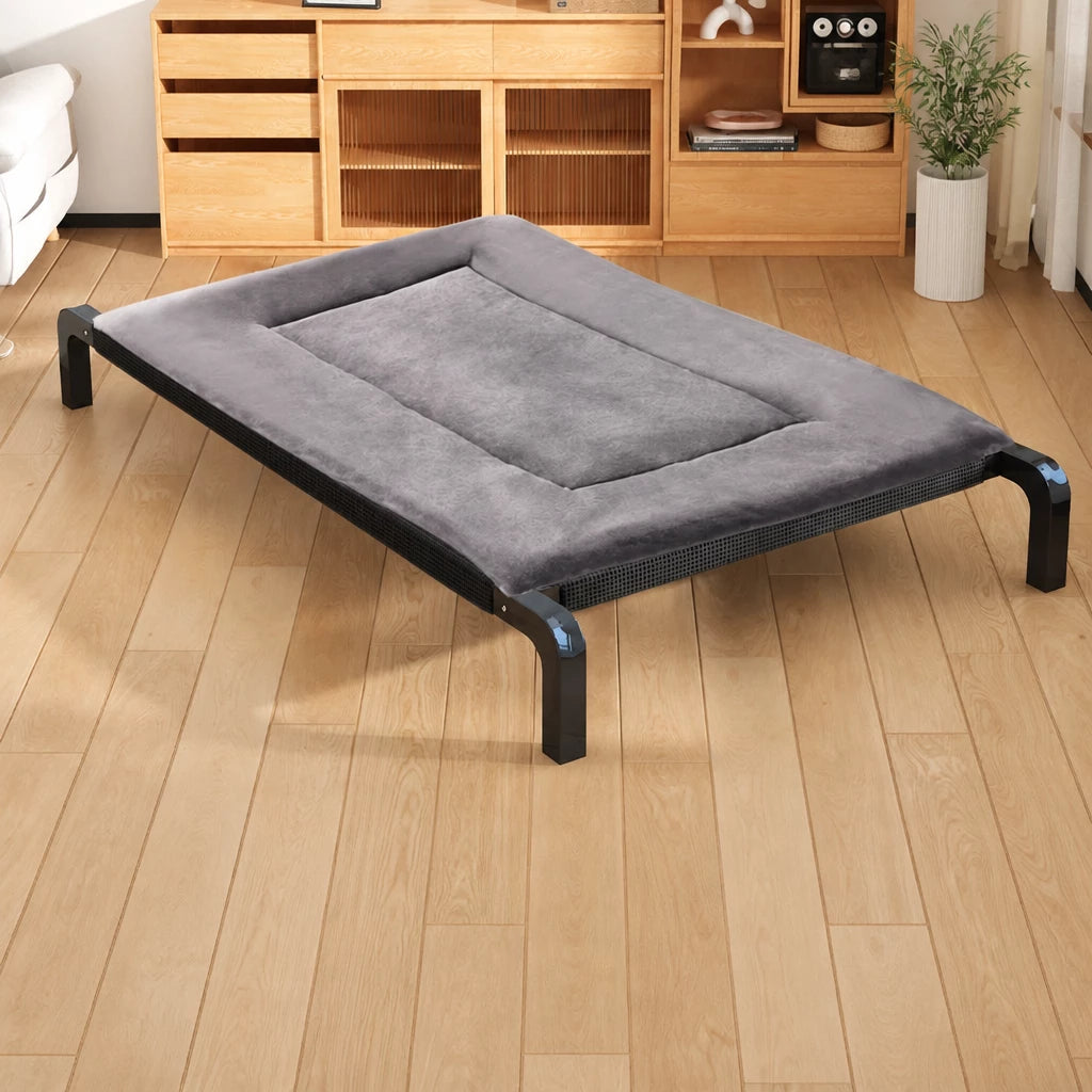 Elevated Mesh Dog Bed with Iron Frame