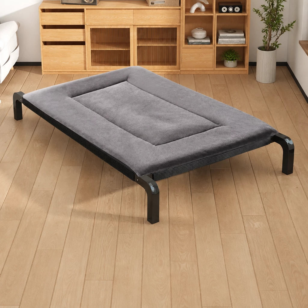 Elevated Mesh Dog Bed with Iron Frame