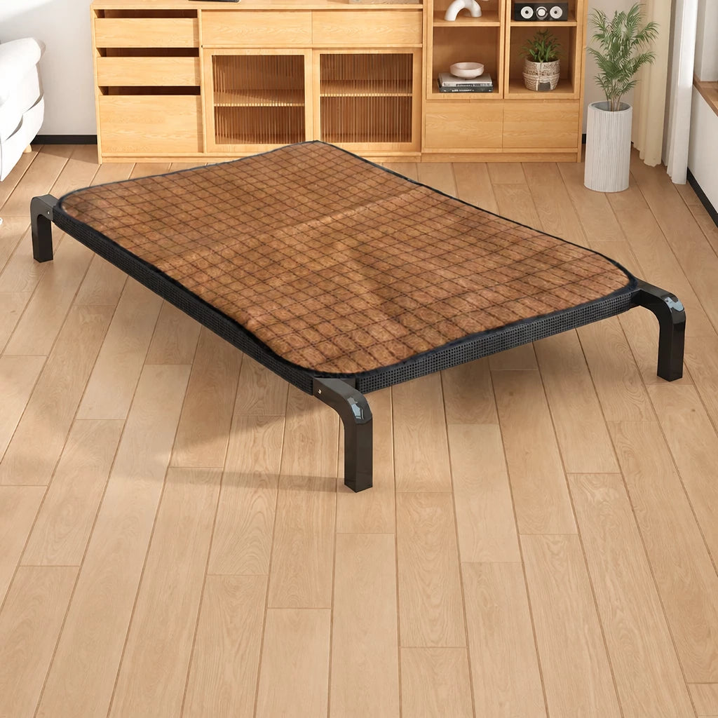Elevated Mesh Dog Bed with Iron Frame