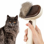 Aumuca 2-in-1 Dog & Cat Grooming Brush and Dematting Comb